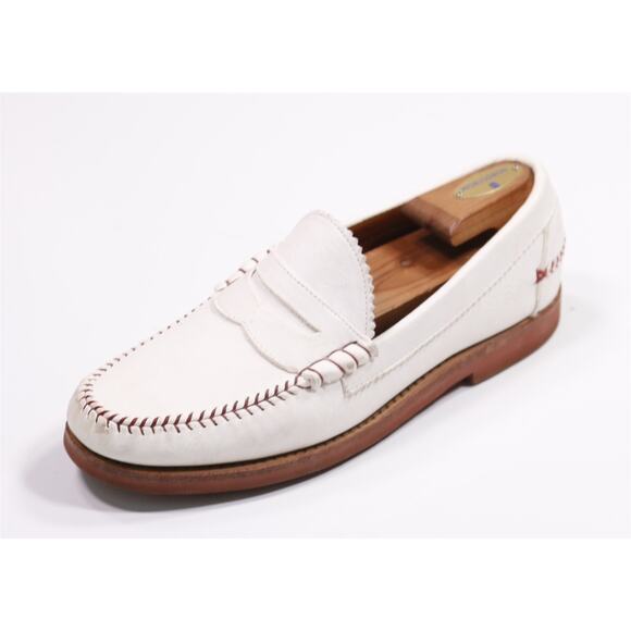 Allen Edmonds Doubleday Baseball Leather Penny Loafers Men's US 9.5 D - Picture 1 of 11